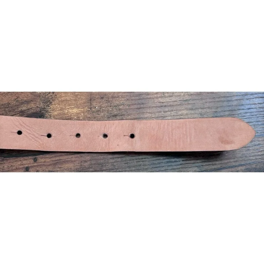 Vintage De Vecchi by Hamilton Hodge suede gold buckle belt Size Small